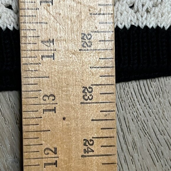 NWT Anthropologie Maeve Striped Crochet Sweater Knit Short Sleeve Cardigan Small - Picture 8 of 11